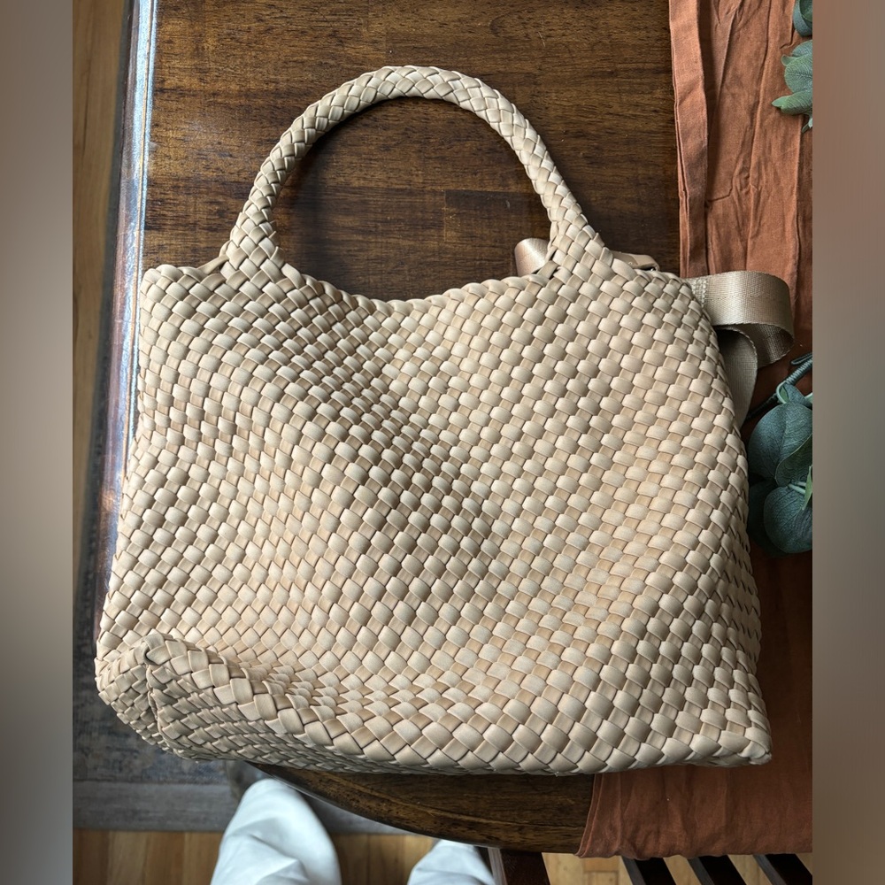 Nordstrom faux leather woven bag
